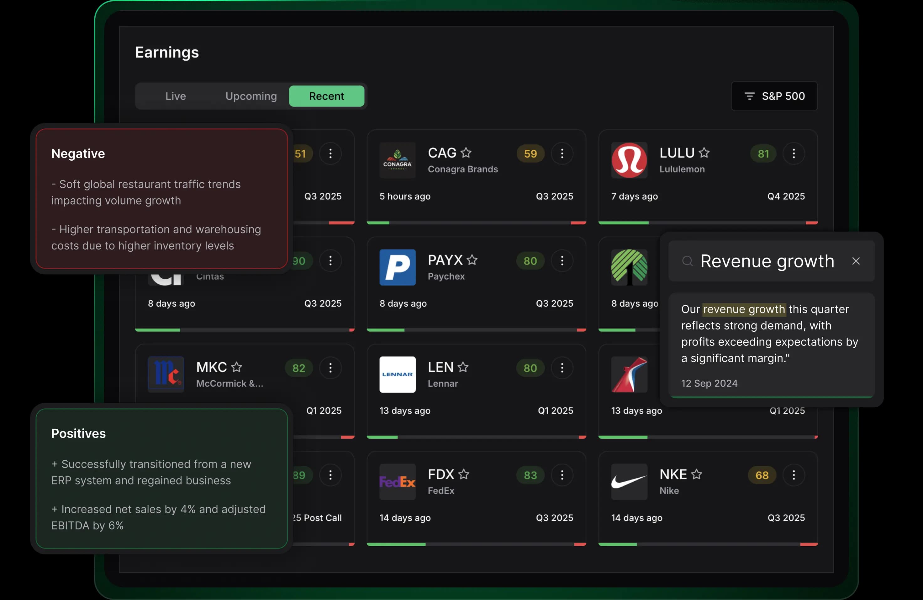 Streamlined Earnings Call Preview preview